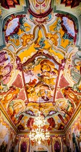 Arcadia Room with frescoes by Domenico Carella