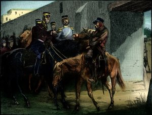 Arrival of Dr. Brydon at Jelalabad by Unbekannter Künstler