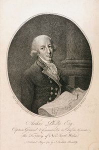 Arthur Phillip, British naval commander, c 1789 by Unbekannt