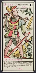 Atonement, tarot card, French by Unbekannt