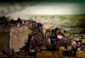 Austro-Turkish War in 1683 (diorama model) by Unbekannter Künstler