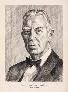 Balthazar van der Pol, Dutch electrical engineer by Unbekannt
