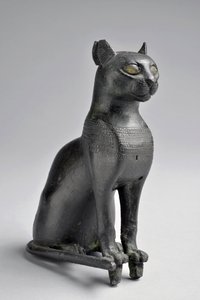 Bastet (Statuette bronze mold, Low Epoque, Egypt) by Unbekannter Künstler