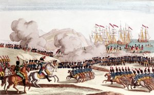 Battle of Corunna January 16 by Unbekannter Künstler