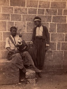 Beirut lemonade merchants (Photography by Charles Lallemand, 1865) by Unbekannter Künstler