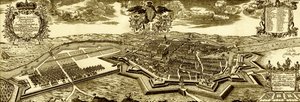 Berlin and surrounding area at the end of the 17th century by Unbekannter Künstler