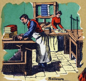 Binders. Illustrated alphabet. Imageries reunited in Jarville-Nancy, beginning of the 20th century