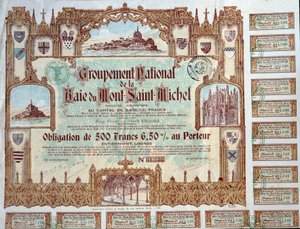 Bond of 500 Francs