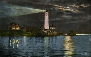 Boston: Boston Light by Unbekannter Künstler