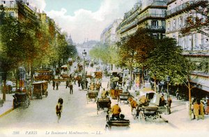 Boulevard Montmartre, Paris, c. 1900