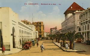 Boulevard de la Gare, Casablanca, Morocco by Unbekannter Künstler