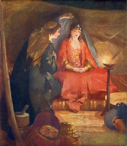 Bridegroom Lifts the Veil of the Bride