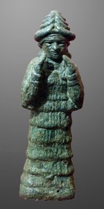 Bronze figurine of guardian goddess LAMA by Unbekannt