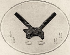 Bullet caster used in the 19th century by Unbekannt