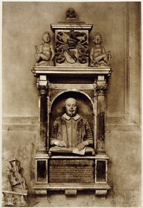 Bust of William Shakespeare and inscription by Unbekannt