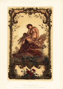 Ceiling Panel in the Palace of Fontainebleau