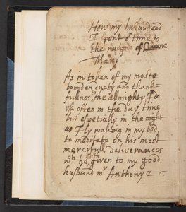 Certaine old stories recorded by an aged gentlewoman a time before her death, to be perused by her children and posterity by Unbekannter Künstler