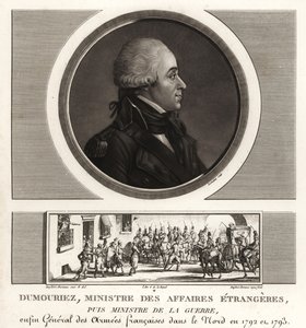 Charles-Francois du Perier Dumouriez, French general during the French Revolutionary Wars
