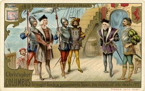 Christopher Columbus is arrested
