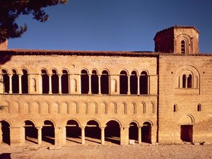 Church of Saint Sofia, view of the west portico facade constructed under Archbishop Grigorios