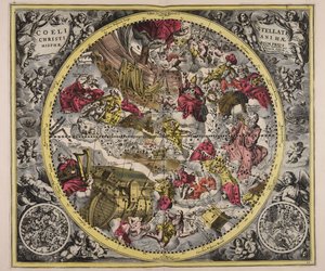 Christian Starry Sky Hemisphere by Unbekannter Künstler