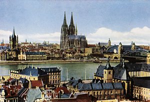 Cologne: cathedral and town