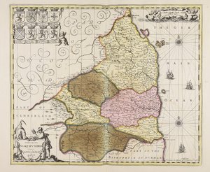 County of Northumbria Commonly Called Northumberland by Unbekannter Künstler