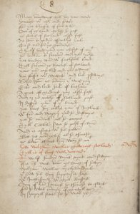Copy of the Chronicle Andrew of Wyntoun, Fol 319 verso (detail), c.1550
