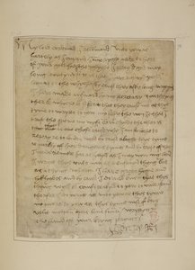 Letter from Henry VIII to Thomas Wolsey, June 1518 by Unbekannter Künstler