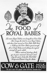 Cow & Gate Milk Food, the Food of Royal Babies by Unbekannt