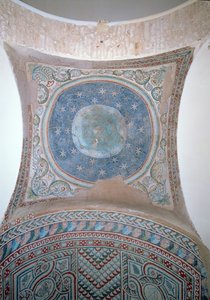 Cross set against the night sky, decoration of the cupola, 5th century