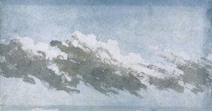 Cumulus blowing in high wind, c 1803