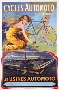 Cycles Automoto St Etienne - Les Usines Automoto, c. 1914 by Unbekannt