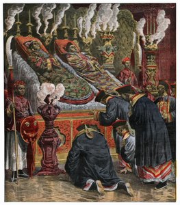 Death of Cixi and Guangxu by Unbekannter Künstler