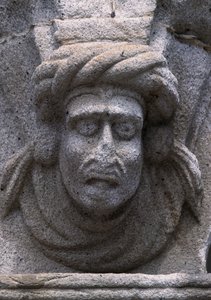 Detail of a Frieze on a Historic Building in Republic Square, Viana Do Castelo, Portugal by Benjamin Baud
