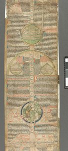 Detail of a roundel from Peter of Poitiers, Compendium historiae in genealogia Christi