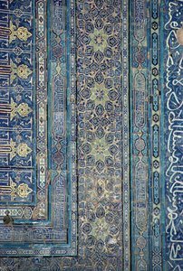 Detail of archway decoration, Palace of Ak-Sarai (White Palace) late 14th century