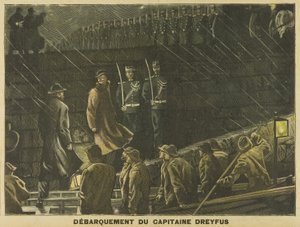 Dreyfus landing, 9 July 1899 by Unbekannt