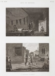 Dye Works and Rope-Making, Egypt, c. 1798 by Unbekannt