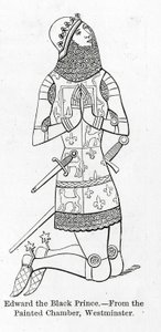 Edward the Black Prince, from the Painted Chamber, Westminster, 1896 by Unbekannt