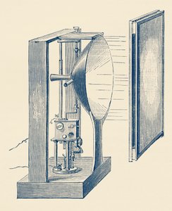 Electric stage light used in Meyerbeer