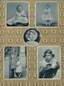 Elizabeth II and Princess Margaret as Children