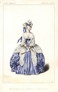 English Actress Madame Paul Ernest as the Marquise in Gentil Bernard, ou L