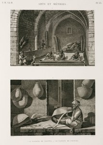 Fabrication, Other Mat-makers and basket-weavers, Egypt, c 1798 by Unbekannt