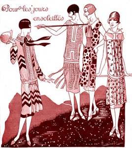 Fashion: Day Dresses in May 1925 by Unbekannter Künstler