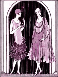 Fashion: Evening Dresses in May 1925
