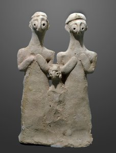 Figurine of a family group, 2000-1500 BC by Unbekannt