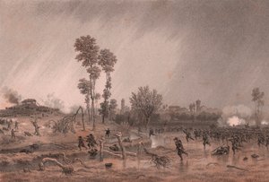 Fourth Piedmontese Division of General Cialdini during Attack of Battle of Palestro, Lombardy