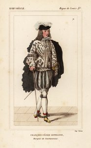Francois-Cesar Letellier, Marquis de Courtanvaux, scientist and soldier