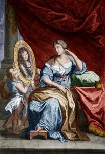 Francoise de Rochechouart de Mortemart marquess of Montespan (1641-1707), said Athenais, mistress of French king Louis XIV